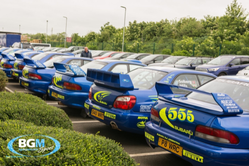 Impreza Line Up At Prodrive 01 Medium