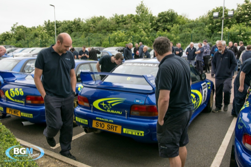 Impreza Line Up At Prodrive 03 Medium