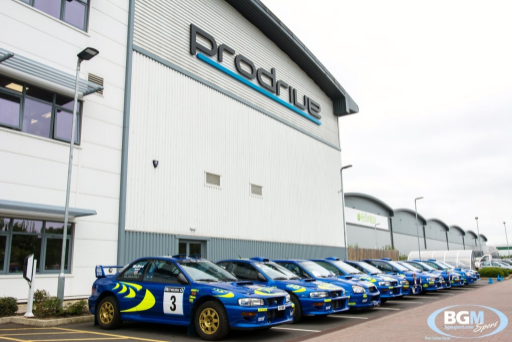 Impreza Line Up At Prodrive 08 Medium