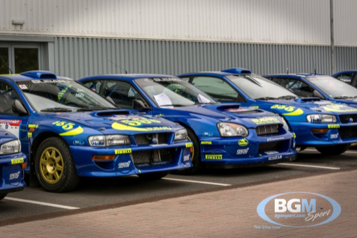 Impreza Line Up At Prodrive 09 Medium