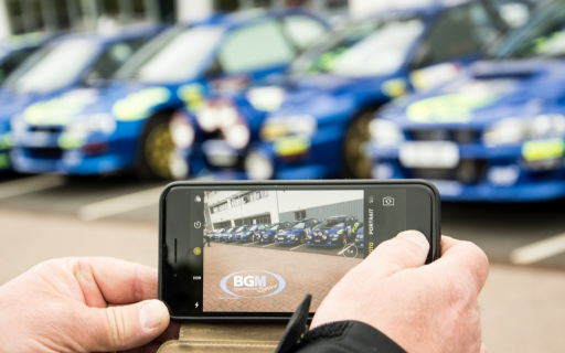Impreza Line Up At Prodrive 11 Medium